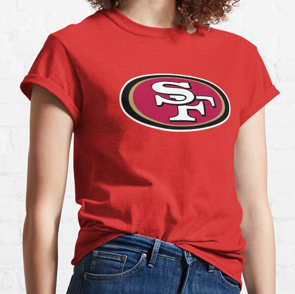 San Francisco 49ers T Shirt, Vintage 49ers Logo Graphic Tee Shirts