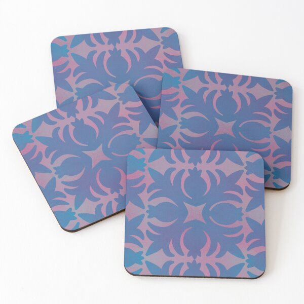 Item preview, Tifaifai Pineapple - Blue pink designed and sold by oravaart.