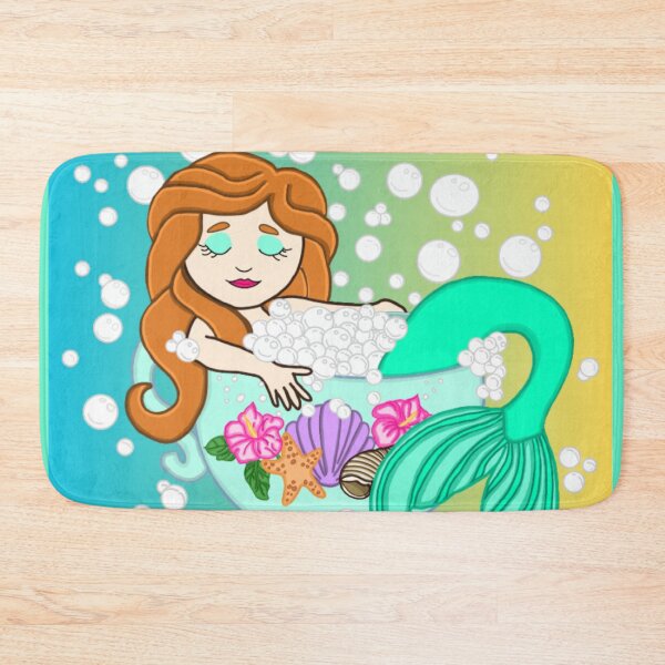 Item preview, Teacup Mermaid (Blue-Yellow) designed and sold by octopuscafe.