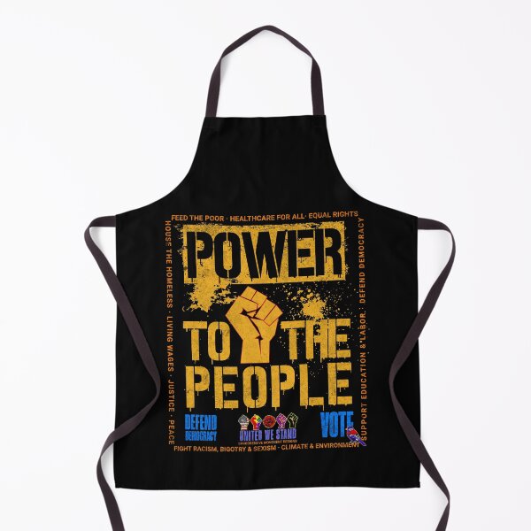 Item preview, PMD00977 Progressive Movement Designs Power to the People street protest fist grafitti design shows you support democracy for Progressives Democrats Independents Liberals designed and sold by ProgressiveLeft.
