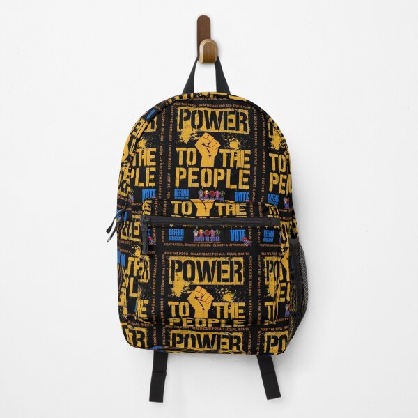 Item preview, PMD00977 Progressive Movement Designs Power to the People street protest fist grafitti design shows you support democracy for Progressives Democrats Independents Liberals designed and sold by ProgressiveLeft.