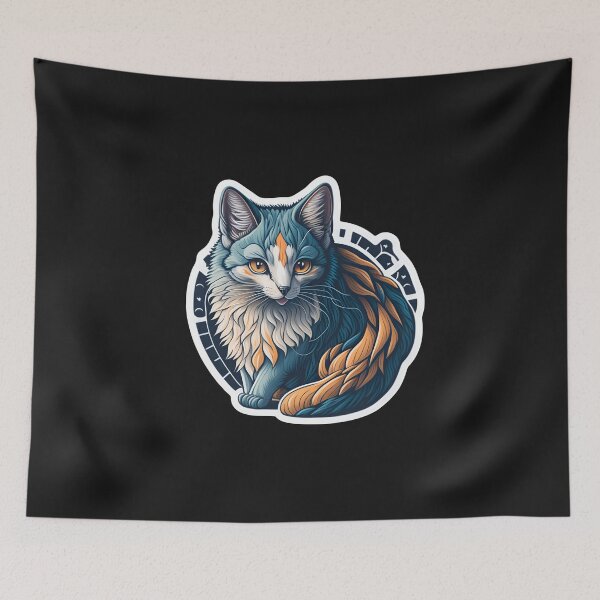 Item preview, Turkish Angora (Sticker and Print Out) designed and sold by Sir Elgin Ortiz.