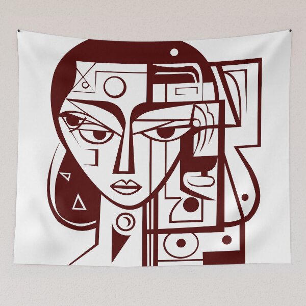 Item preview, Cubist Woman designed and sold by Texterns.