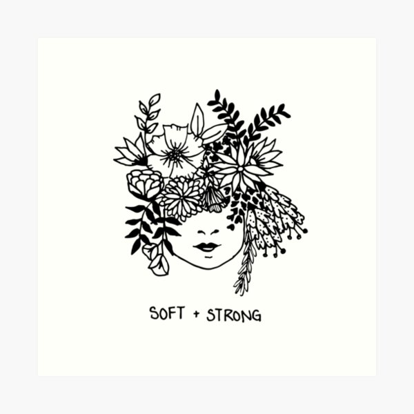soft + strong Art Print