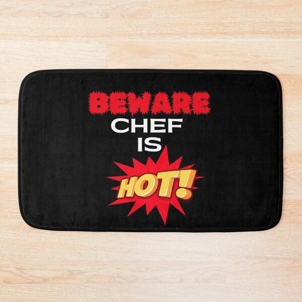 Item preview, Funny Beware Chef Is Hot Pastry Chef Cooking Food Temper designed and sold by MagicSD Designs.