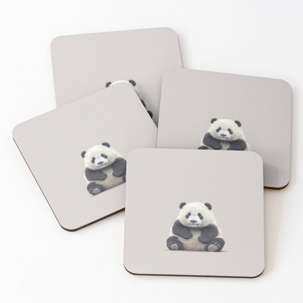 Item preview, Minimal Baby Panda Bear Animal Art designed and sold by cult24.