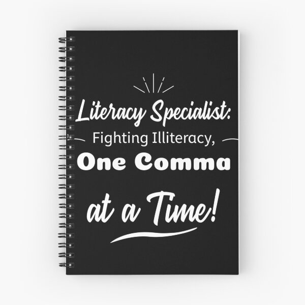 Item preview, Literacy Specialist: Fighting Illiteracy, One Comma at a Time! designed and sold by JOY STORE 45.
