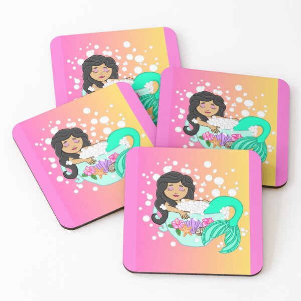 Item preview, Teacup Mermaid (Sunset) designed and sold by octopuscafe.