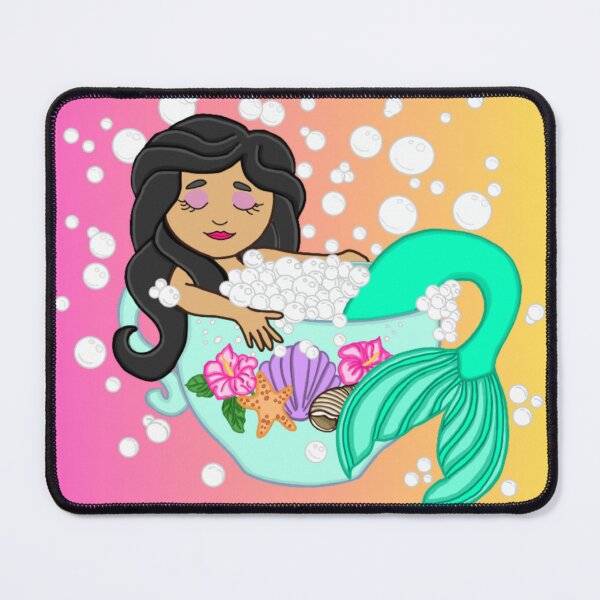 Item preview, Teacup Mermaid (Sunset) designed and sold by octopuscafe.