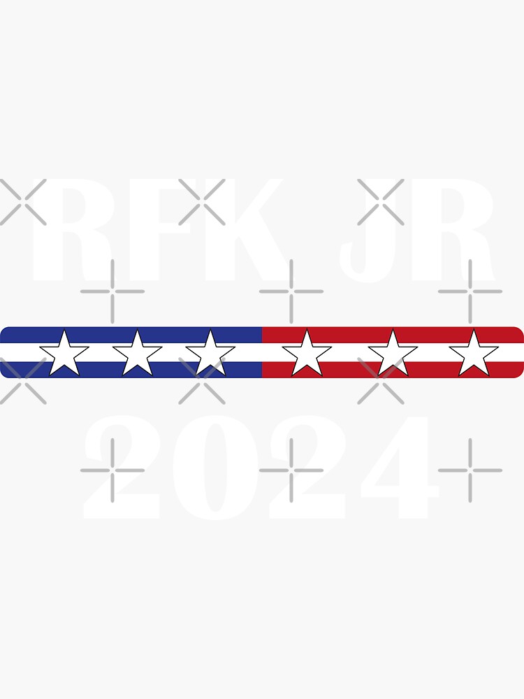 "Robert Kennedy Jr. for President 2024 RFK Jr. 2024" Sticker for Sale