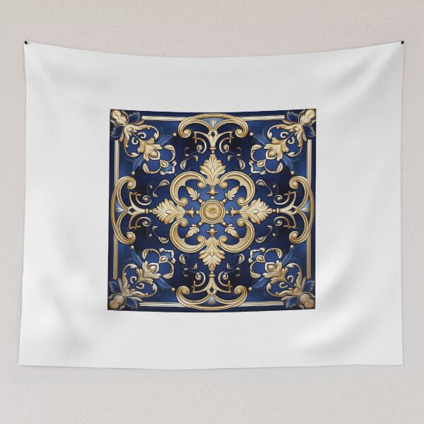 Item preview, Queen Esther Blue and Gold Pattern -1  designed and sold by HeavenGalleria.