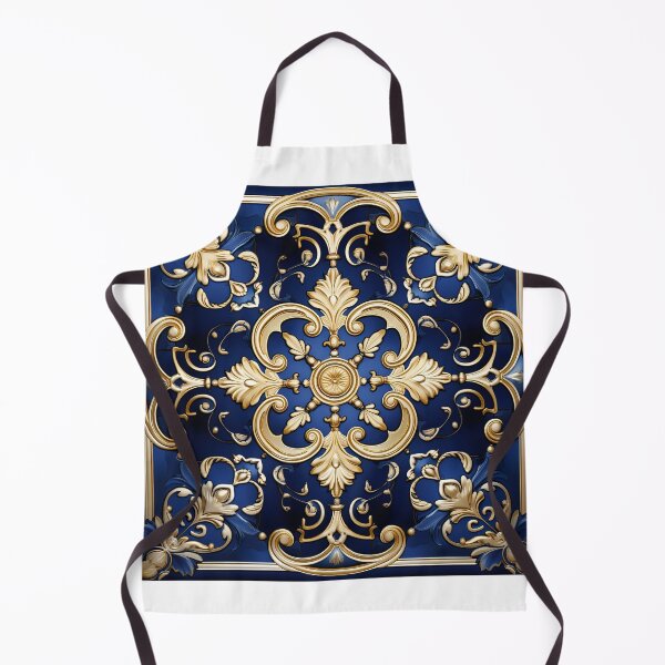 Item preview, Queen Esther Blue and Gold Pattern -1  designed and sold by HeavenGalleria.