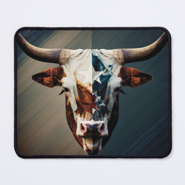 Item preview, Texas Longhorn - Abstract Design designed and sold by Smiling Collie Designs.