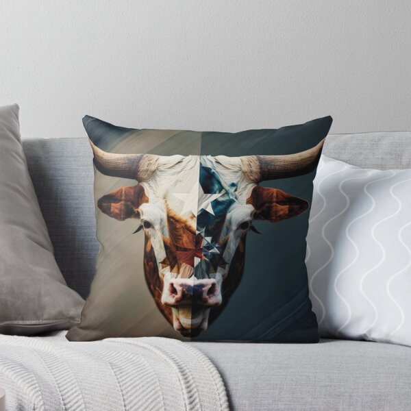 Item preview, Texas Longhorn - Abstract Design designed and sold by Smiling Collie Designs.