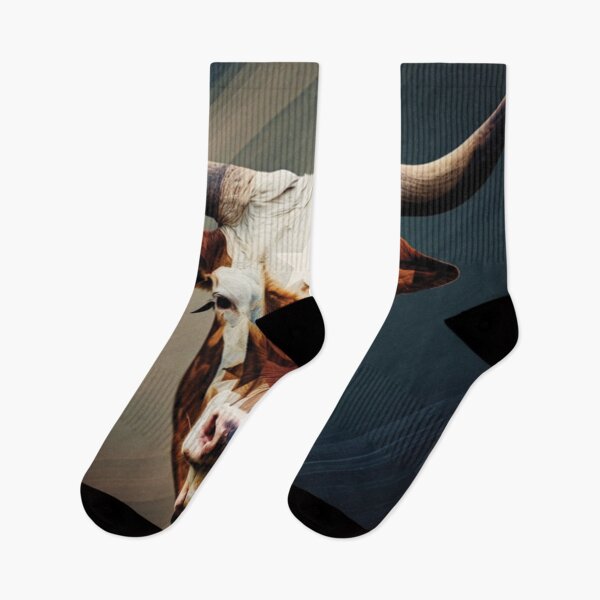 Item preview, Texas Longhorn - Abstract Design designed and sold by Smiling Collie Designs.