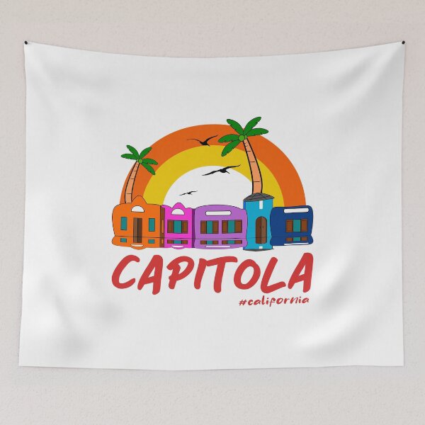 Item preview, Capitola California Santa Cruz Beach Design designed and sold by Idezine shirt.