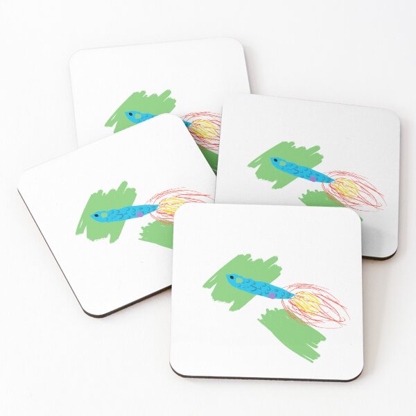 Item preview, Beta the flame beta fish that likes to paint designed and sold by AxolotlQueen.