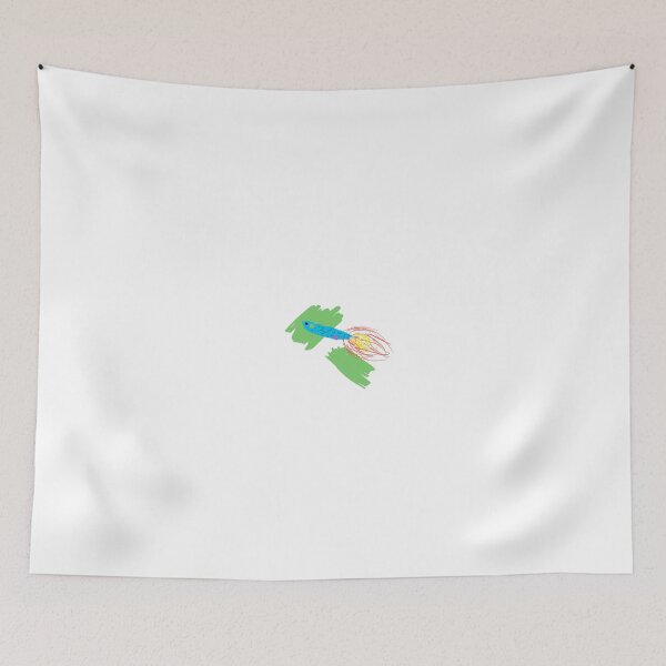 Item preview, Beta the flame beta fish that likes to paint designed and sold by AxolotlQueen.