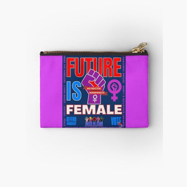 Aperçu de l'œuvre PMD00980 Le design patriotique américain « L'avenir est féminin » du mouvement progressiste montre le soutien aux féministes, au féminisme, à la démocratie, aux objectifs progressistes des progressistes, des démocrates, des indépendants et des libéraux créée et vendue par ProgressiveLeft.
