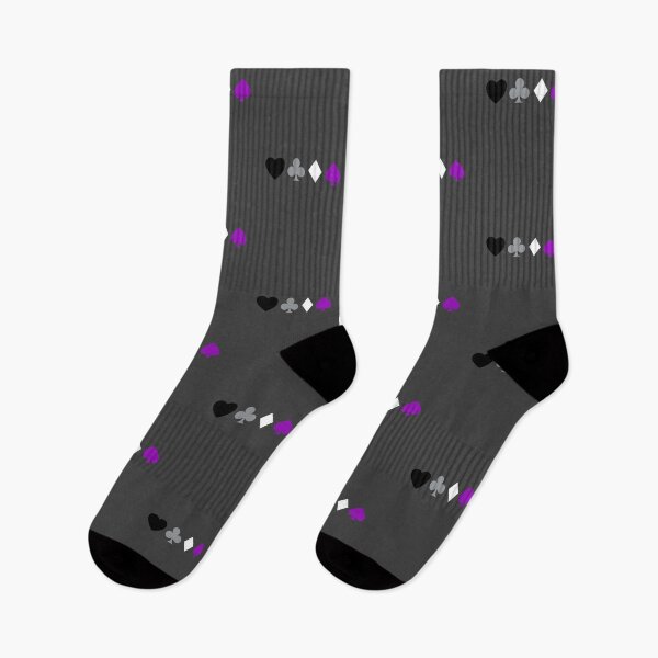 Item preview, Heart. Club. Diamond. Spade. Asexual Pride designed and sold by Subtle Pride Shop.