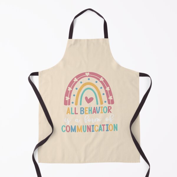 Item preview, All Behavior is a form of Communication - Cute Pastel Rainbow - Applied Behavior Analysis - ABA - Behavioral therapy designed and sold by Ausome  Behavior.