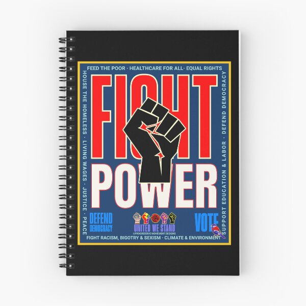 Item preview, PMD00981 Progressive Movement Designs Fight Power black power protest  fist design shows you support African Americans democracy for Progressives Democrats Independents Liberals designed and sold by ProgressiveLeft.