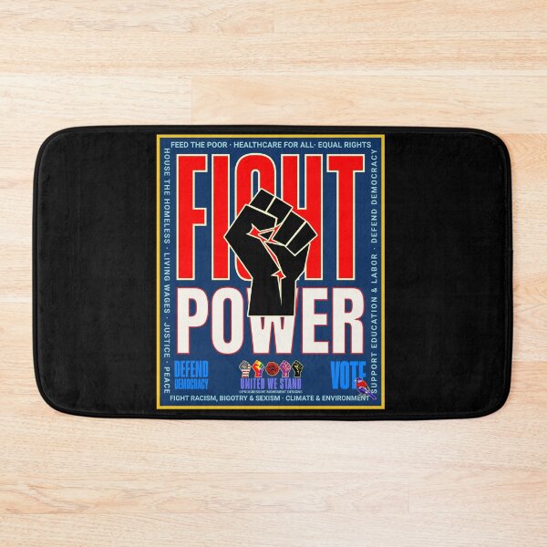 Item preview, PMD00981 Progressive Movement Designs Fight Power black power protest  fist design shows you support African Americans democracy for Progressives Democrats Independents Liberals designed and sold by ProgressiveLeft.