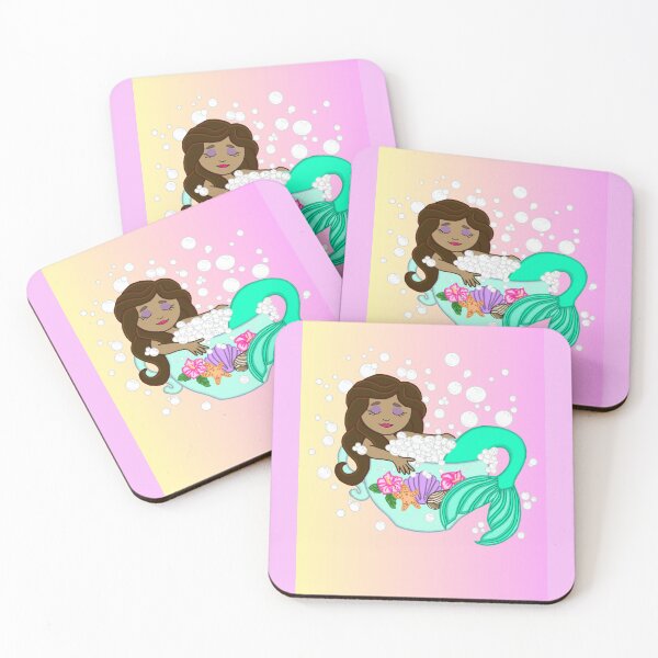 Item preview, Teacup Mermaid (Sunrise) designed and sold by octopuscafe.