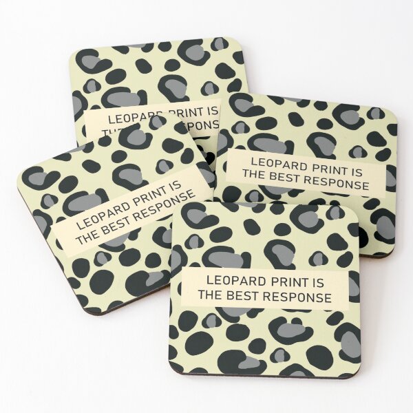 Item preview, Leopard Print Is The Best Response designed and sold by montville-art.