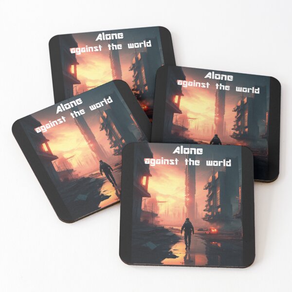 Item preview, Alone against the world designed and sold by HuskyTopia.