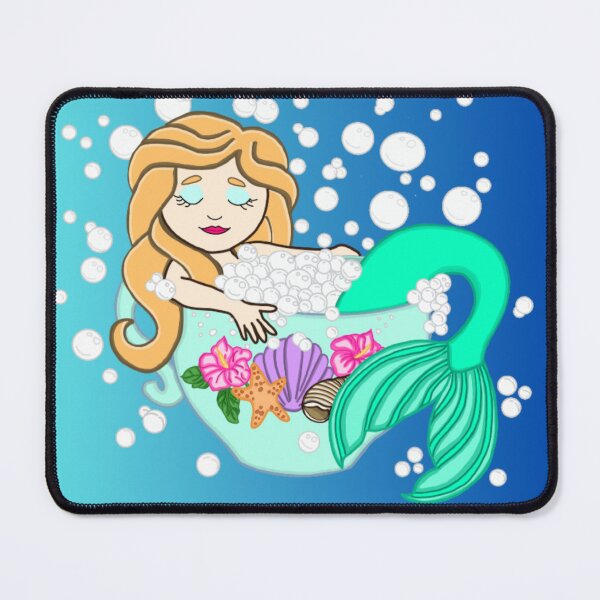 Item preview, Teacup Mermaid (Blue Ombré) designed and sold by octopuscafe.