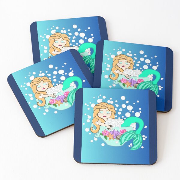 Item preview, Teacup Mermaid (Blue Ombré) designed and sold by octopuscafe.