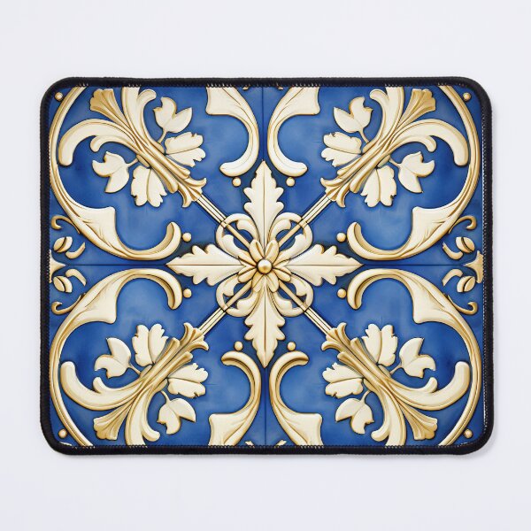 Item preview, Queen Esther Blue and Gold Pattern - 2 designed and sold by HeavenGalleria.