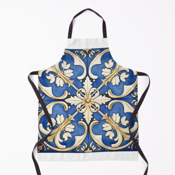 Item preview, Queen Esther Blue and Gold Pattern - 2 designed and sold by HeavenGalleria.