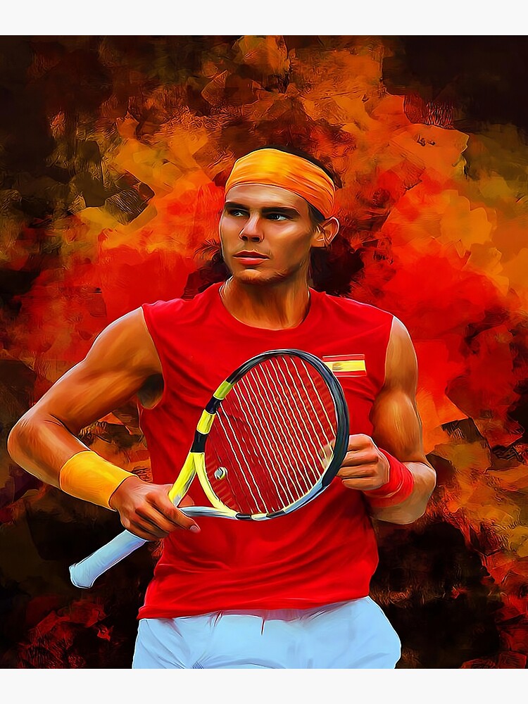 Póster for Sale con la obra «tenis-rafael nadal» de girardvillas