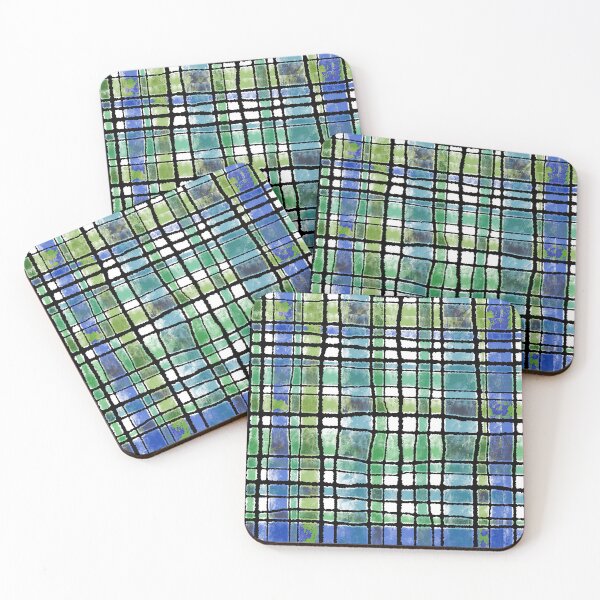 Item preview, Comfy Plaid (azules y verdes) designed and sold by sunnywindows.
