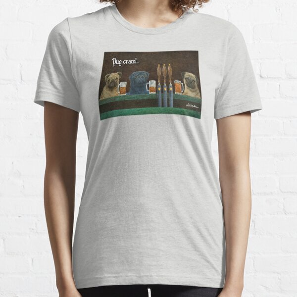 Will Bullas / tee / pug crawl... / humor / dogs Essential T-Shirt