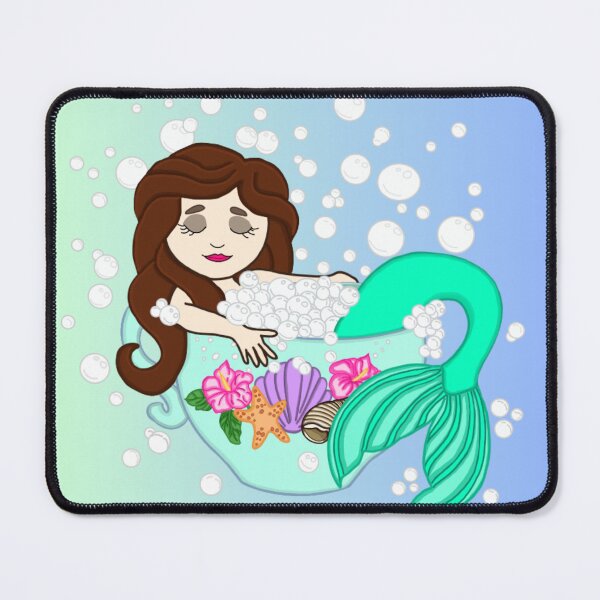 Item preview, Teacup Mermaid (Green-Blue) designed and sold by octopuscafe.