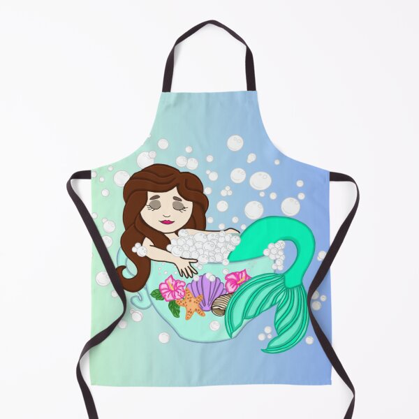 Item preview, Teacup Mermaid (Green-Blue) designed and sold by octopuscafe.