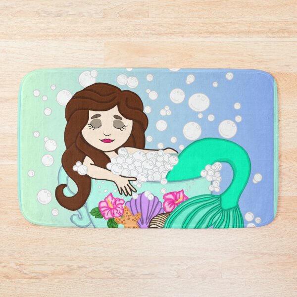Item preview, Teacup Mermaid (Green-Blue) designed and sold by octopuscafe.