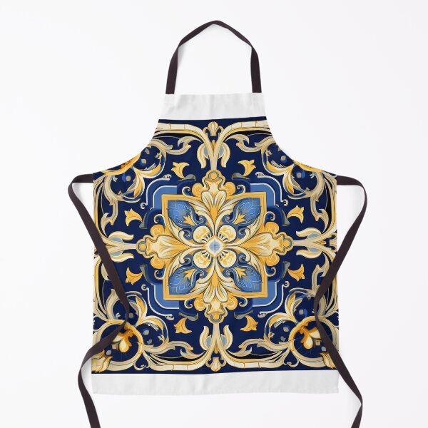 Item preview, Queen Esther Blue and Gold Pattern - 3 designed and sold by HeavenGalleria.