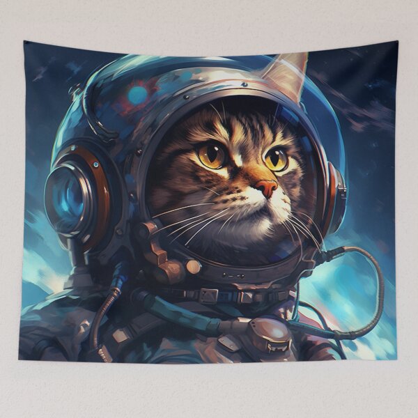 Item preview, Cat Astro designed and sold by Monicaedwards.