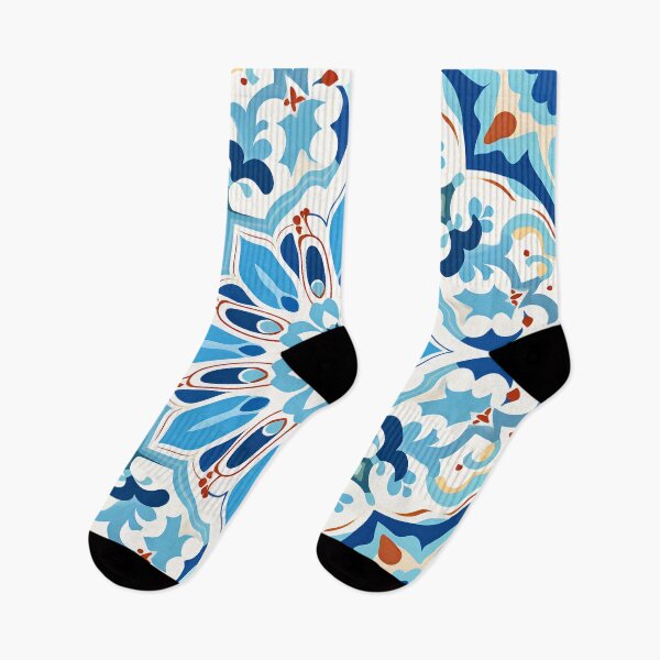 Item preview, Ottoman art in vivid colors I: A fusion of stylized floral motifs and vibrant geometric designs. designed and sold by InsaneLEDP.
