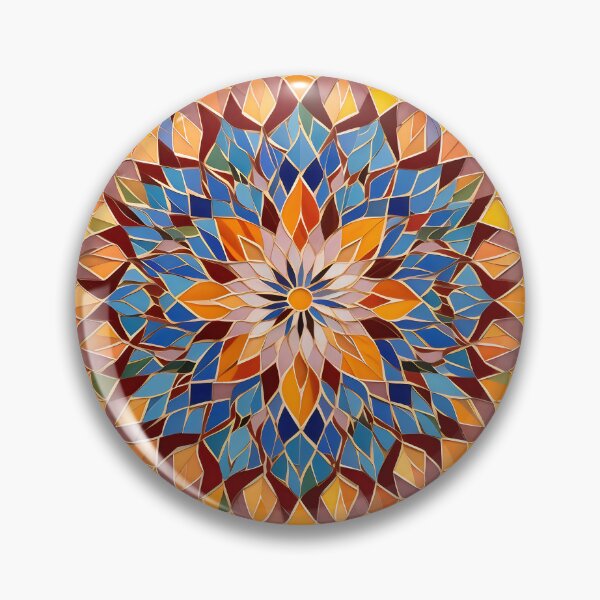 Item preview, Ottoman art in vivid colors XII: A fusion of stylized floral motifs and vibrant geometric designs. designed and sold by InsaneLEDP.