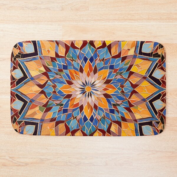 Item preview, Ottoman art in vivid colors XII: A fusion of stylized floral motifs and vibrant geometric designs. designed and sold by InsaneLEDP.
