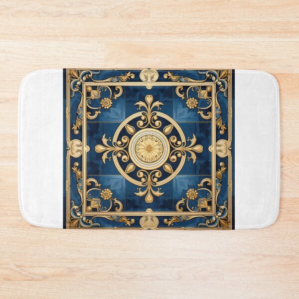 Item preview, Queen Esther Blue and Gold Pattern - 4 designed and sold by HeavenGalleria.