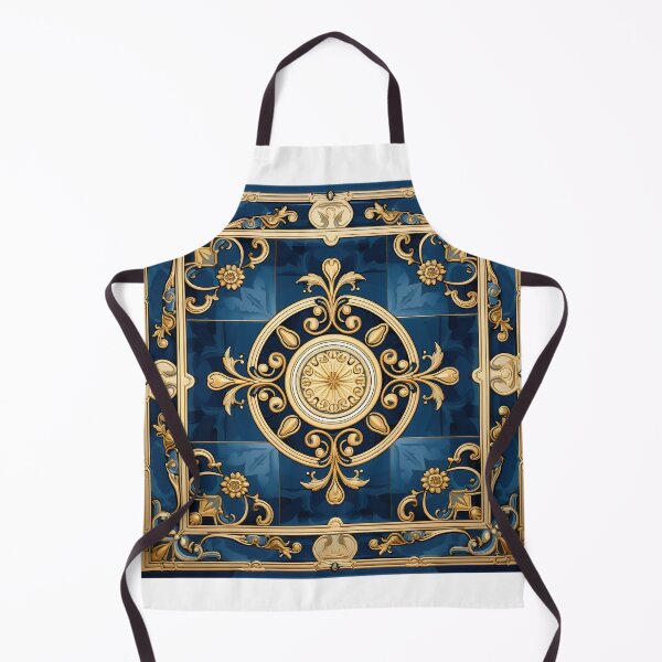 Item preview, Queen Esther Blue and Gold Pattern - 4 designed and sold by HeavenGalleria.