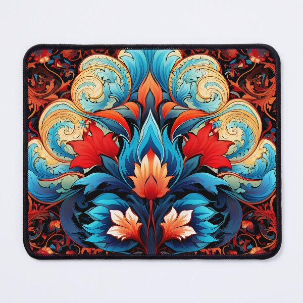 Item preview, Ottoman art in vivid colors XIII: A fusion of stylized floral motifs and vibrant geometric designs. designed and sold by InsaneLEDP.