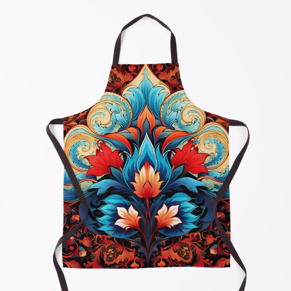 Item preview, Ottoman art in vivid colors XIII: A fusion of stylized floral motifs and vibrant geometric designs. designed and sold by InsaneLEDP.