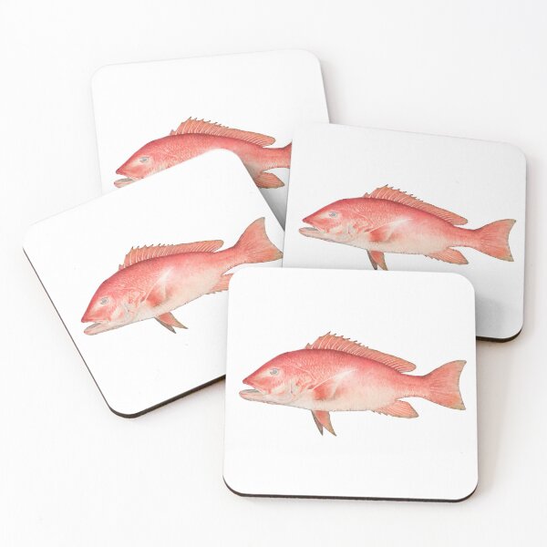 Item preview, A Watercolor Red Snapper designed and sold by ShopWilPrints.